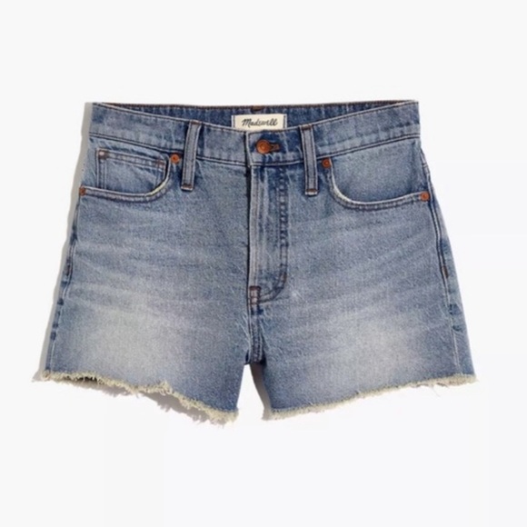 MADEWELL THE PERFECT JEAN SHORT 29 HIGH WAIST - Picture 1 of 5